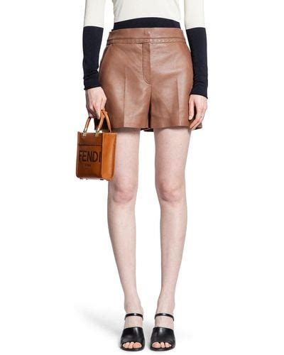 fendi brown heels|brown Fendi shorts.